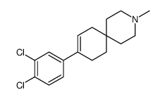 9-(3,4-二氯-苯基)-3-甲基-3-氮杂螺[5.5]-8-十一烯结构式