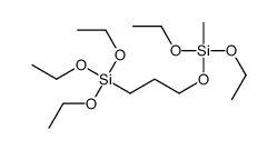 diethoxy-methyl-(3-triethoxysilylpropoxy)silane结构式