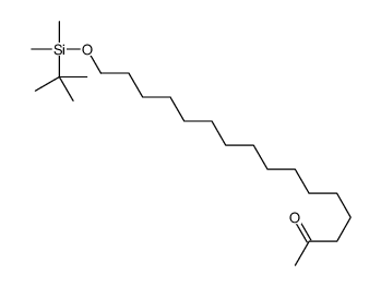 16-[tert-butyl(dimethyl)silyl]oxyhexadecan-2-one Structure