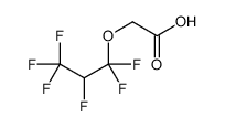 2-(1,1,2,3,3,3-hexafluoropropoxy)acetic acid Structure