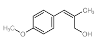 (Z)-3-(4-methoxyphenyl)-2-methyl-prop-2-en-1-ol结构式