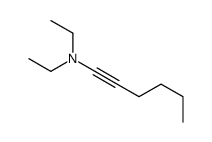 N,N-diethylhex-1-yn-1-amine结构式