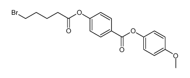 (4-methoxyphenyl) 4-(5-bromopentanoyloxy)benzoate结构式