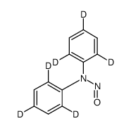 N-亚硝基二苯胺-2,2',4,4',6,6'-d6结构式