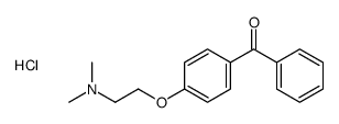[4-[2-(dimethylamino)ethoxy]phenyl]-phenylmethanone,hydrochloride Structure