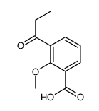 2-methoxy-3-propanoylbenzoic acid Structure