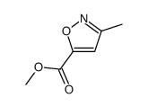 Methyl 3-methylisoxazole-5-carboxylate Structure