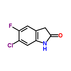 6-氯-5--吲哚-2-酮结构式