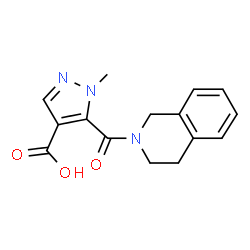 5-(3,4-Dihydroisoquinolin-2(1H)-ylcarbonyl)-1-methyl-1H-pyrazole-4-carboxylic acid picture