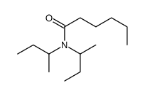 N,N-di(butan-2-yl)hexanamide结构式