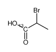 2-bromopropanoic acid Structure