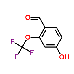 4-Hydroxy-2-(trifluoromethoxy)benzaldehyde Structure