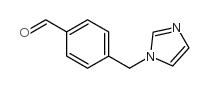 4-(1H-咪唑-1-甲基)苯甲醛结构式
