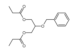 1,3-di-O-propionyl-2-O-benzylglycerol结构式
