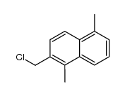 2-chloromethyl-1,5-dimethyl-naphthalene Structure