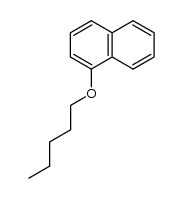 1-pentyloxynaphthalene Structure