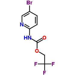 2,2,2-Trifluoroethyl (5-bromo-2-pyridinyl)carbamate Structure