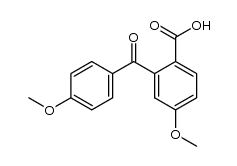 4-methoxy-2-(4-methoxy-benzoyl)-benzoic acid结构式