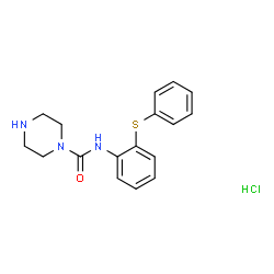N-[2-(苯硫基)苯基]-1-哌嗪甲酰胺盐酸盐图片