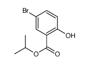 5-溴-2-羟基苯甲酸异丙酯结构式