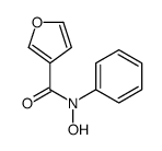 N-hydroxy-N-phenylfuran-3-carboxamide Structure