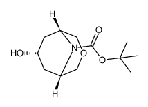内-9-Boc-7-羟基-3-氧杂-9-氮杂双环[3.3.1]壬烷结构式