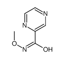 N-甲氧基-2-吡嗪羧酰胺结构式