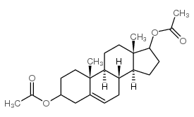 Androst-5-ene-3,17-diol, diacetate结构式