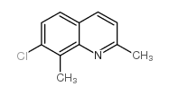 7-Chloro-2,8-dimethylquinoline Structure
