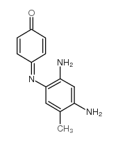 2,5-Cyclohexadien-1-one,4-[(2,4-diamino-5-methylphenyl)imino]-结构式