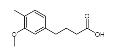 4-(3-methoxy-4-methylphenyl)butanoic acid结构式