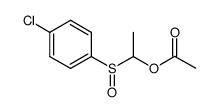 1-((4-chlorophenyl)sulfinyl)ethyl acetate Structure