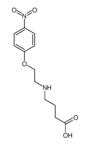 4-((2-(4-NITROPHENOXY)ETHYL)AMINO)BUTANOIC ACID Structure
