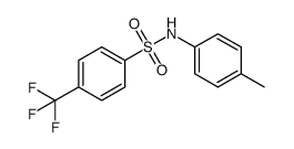 N-p-tolyl-4-(trifluoromethyl)benzenesulfonamide Structure