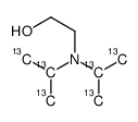 2-[di(propan-2-yl)amino]ethanol Structure