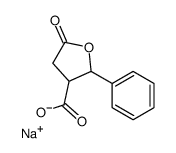 sodium,5-oxo-2-phenyloxolane-3-carboxylate Structure