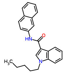 N-(2-Naphthyl)-1-pentyl-1H-indole-3-carboxamide Structure