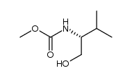 N-Methyloxycarbonyl-D-valinol Structure