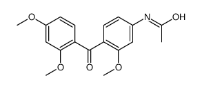 N-[4-(2,4-dimethoxybenzoyl)-3-methoxyphenyl]acetamide Structure
