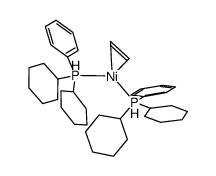 (PCy2Ph)2Ni(η2-C2H4) Structure