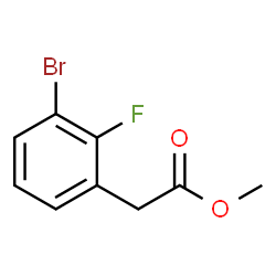 2-(3-溴-2-氟苯基)乙酸甲酯结构式