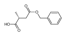 Butanedioic acid, methyl-, 4-(phenylmethyl) ester, (2R)- (9CI)结构式