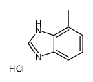 4-甲基苯并咪唑盐酸盐结构式