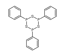 Tris-(phenyl-phosphin-sulfid) Structure