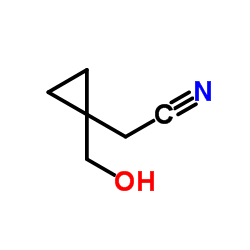 1-羟甲基环丙基乙腈结构式