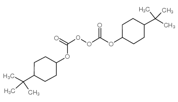 双(4-叔丁基环己基)过氧化二碳酸酯结构式