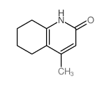2(1H)-Quinolinone,5,6,7,8-tetrahydro-4-methyl- Structure