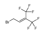 4-bromo-1,1,1-trifluoro-2-(trifluoromethyl)but-2-ene结构式