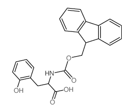 Fmoc-DL-o-tyrosine structure