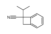 Bicyclo[4.2.0]octa-1,3,5-triene-7-carbonitrile, 7-(1-methylethyl)- (9CI) structure